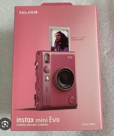 FUJIFILM INSTAX MINI EVO ( PINK COLOR ) SEAD PACK