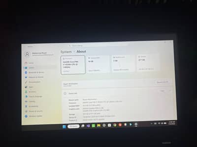 lenvo thinkpaid core i7 8th generation