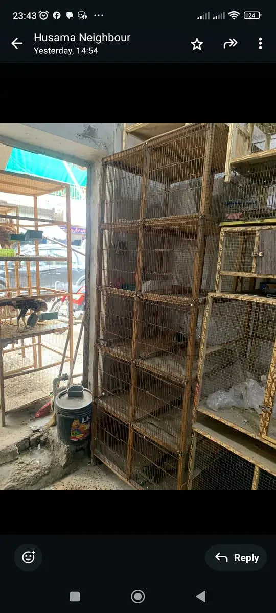 steel wooden mix cage. — photo 3