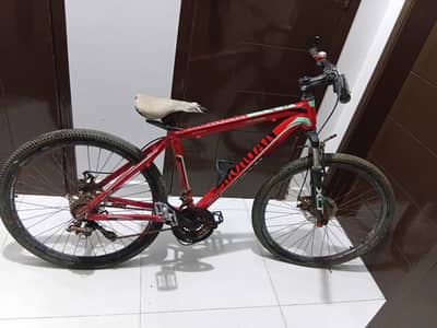 mountain cycle with gear