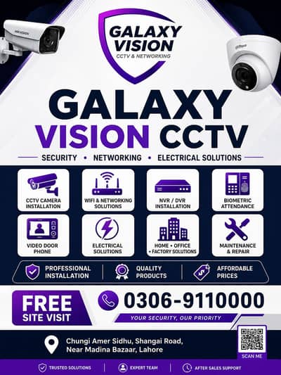 Galaxy Vision CCTV | Security, Networking & Electrical Solutions