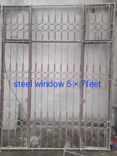 3 steel window