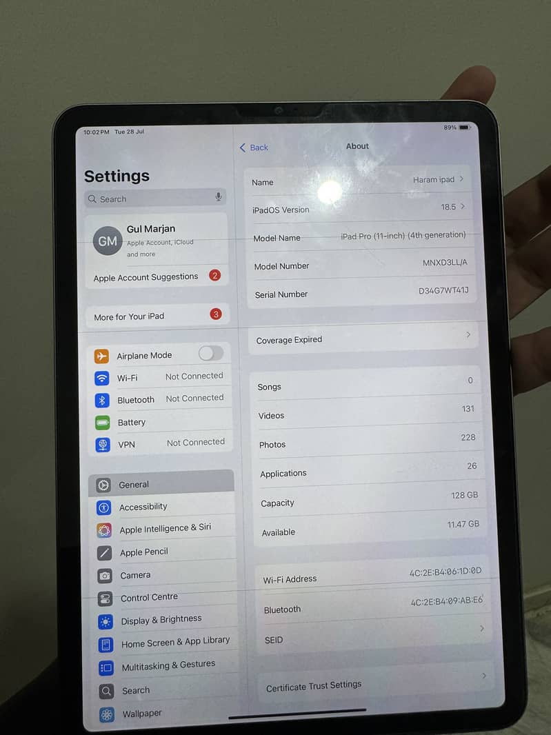 iPad pro M2 5