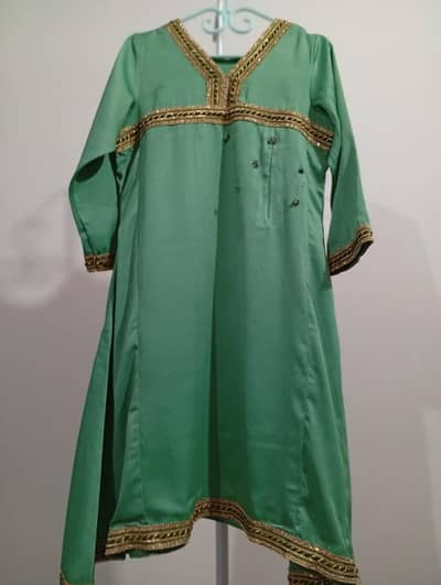 Elegant Mint Green Fancy Kurti | Excellent Condition |