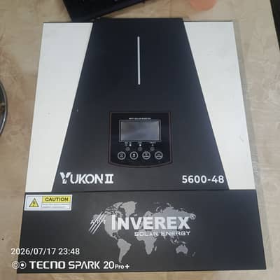 Inverex Yukon II 5.6KW Solar Inverter | Excellent Condition |