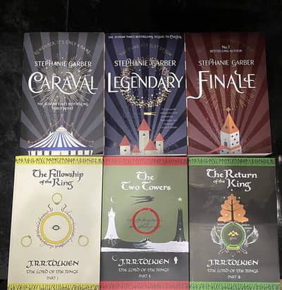 LOTR and Caraval trilogy up for sale! Brand New Books