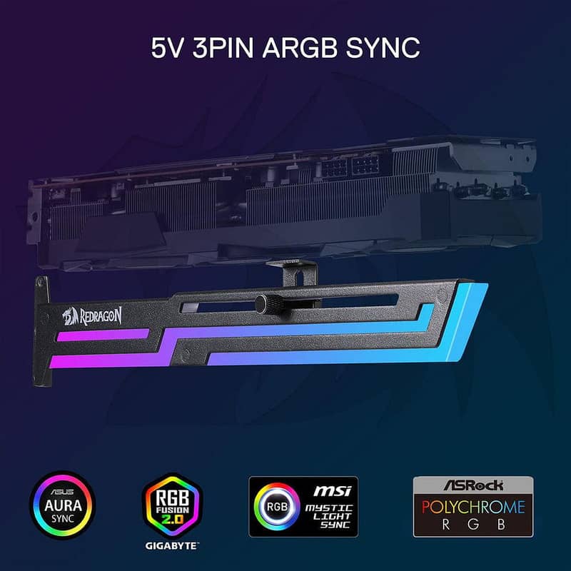 GPU Support bracket Red Dragon Horizontal Support bracket 0
