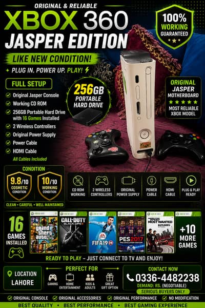 Xbox 360 Jasper - Like New Condition | Original Console |