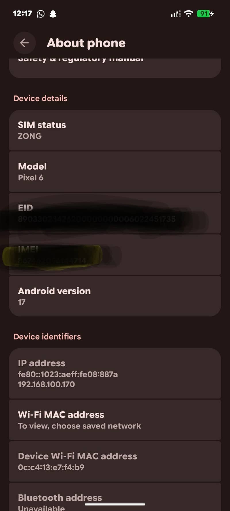 Google Pixel 6 6