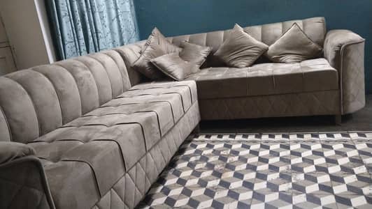luxury L Shaped Sofa Set for sale