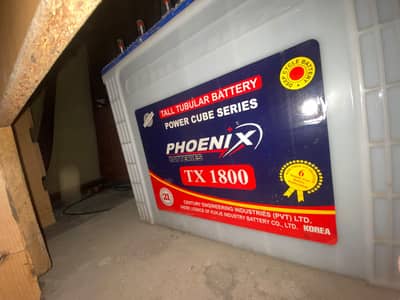 2x Phoenix TX 1800 Tubular Batteries