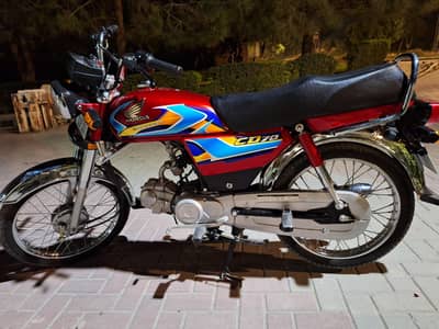 honda cd 70 Islamabad number 2026 Brand new bike