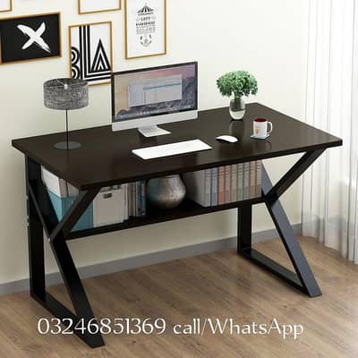 STYLISH K-SHAPE HOME OFFICE COMPUTER TABLE