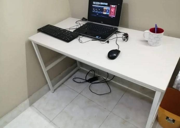 STYLISH K-SHAPE HOME OFFICE COMPUTER TABLE 15