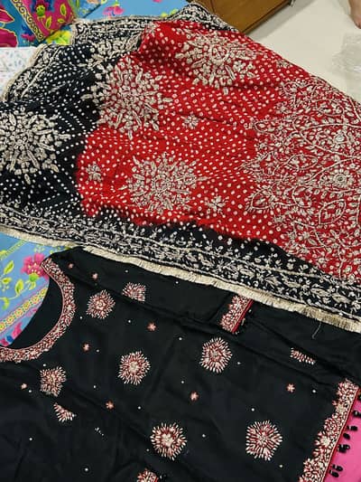 Heavy embroidered dress