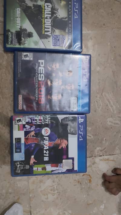 PS4 Games Bundle| FIFA 21 +PES 2018+CALL OF DUTY INFINITE WARFARE'