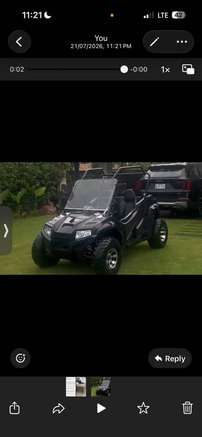 It's a 200cc buggy, runs smoothly, fresh import from China.