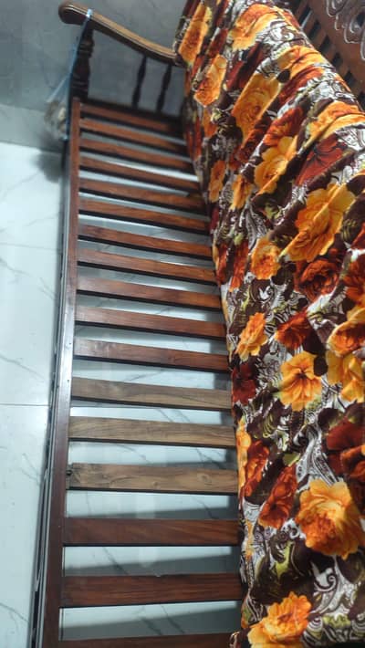 wood sofa