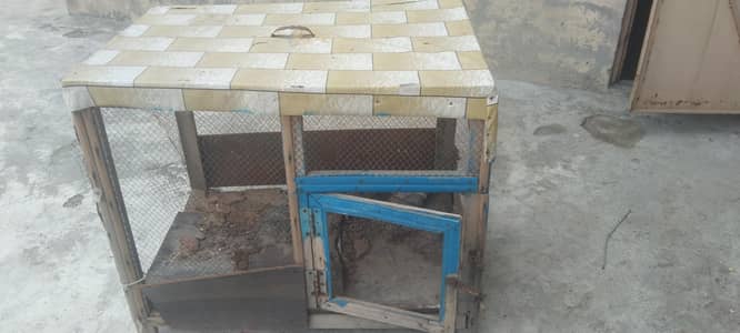 Wood cage
