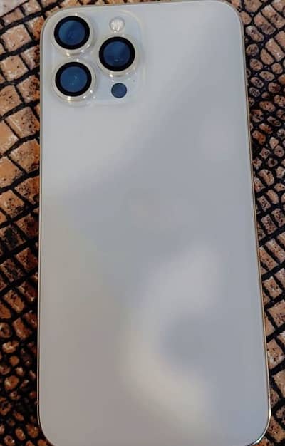 iPhone 13 Pro Max Gold 256 gb100% Original Battery Health Official pta