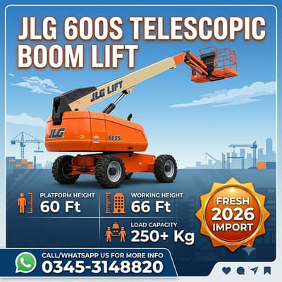66 Ft JLG Telescopic Boom Lift for Sale, Man Lift, Scissor Lift 4 Sale