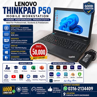 LENOVO THINKKPAD -8GB DDR 4 RAM - 256 GB SSD GOOD CONIDITION