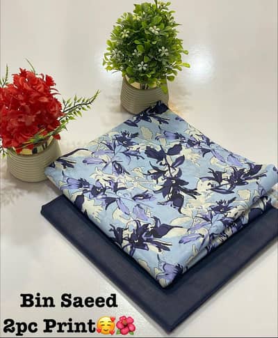 2pc Bin Saeed Lawn Summer Collection full pk delivery