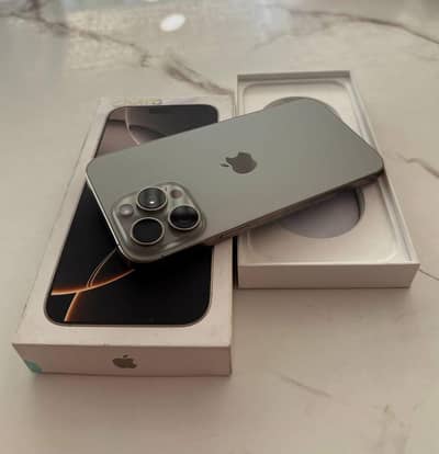 Apple iPhone 16 Pro Max PTA approved 256gb with box   (14 15 17