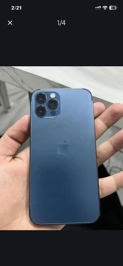 Apple iphone 12 pro 256gb Non Pta SIM Working Battery 74 Line Disply