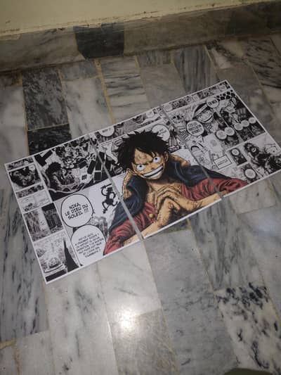 one piece wall posters 3 set