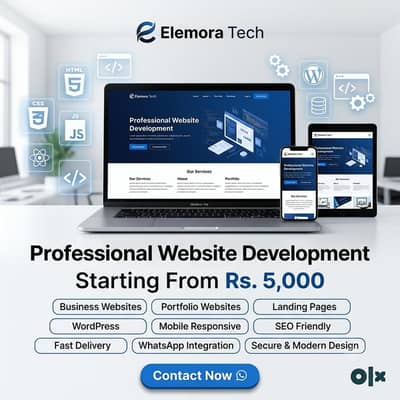 Website Development 5000 only | Preffesional Website Development