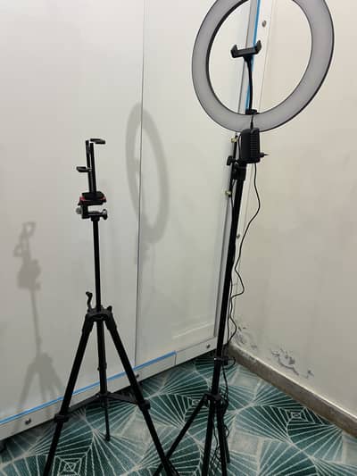 Ring light and phone trypot