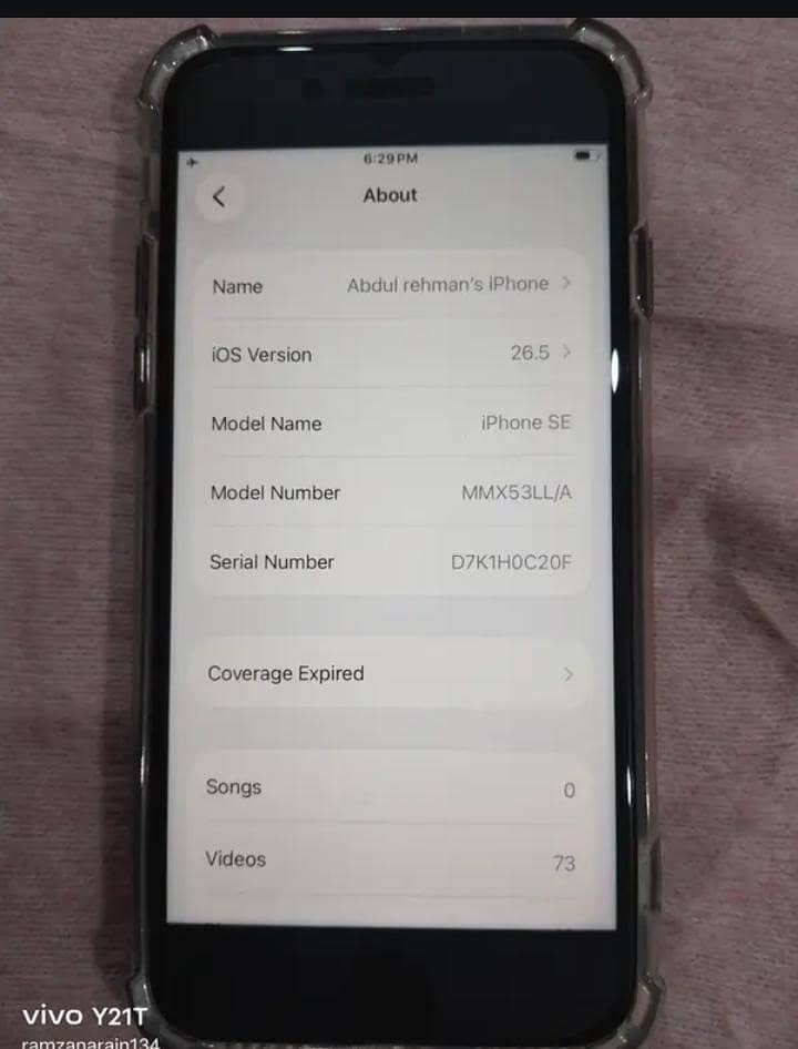 Apple iPhone SE3 5
