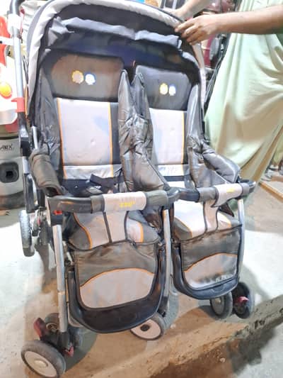 Double Stroller 2 Baby