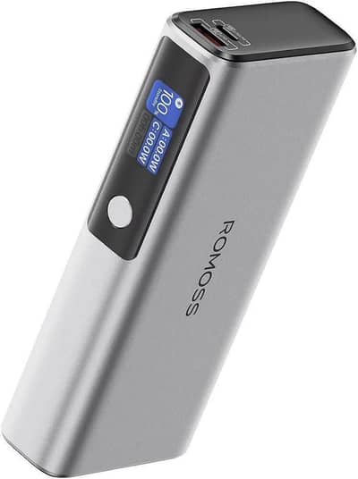 Romoss 20000mAh Powerbank 130w Fast charge Mobile phones Laptops