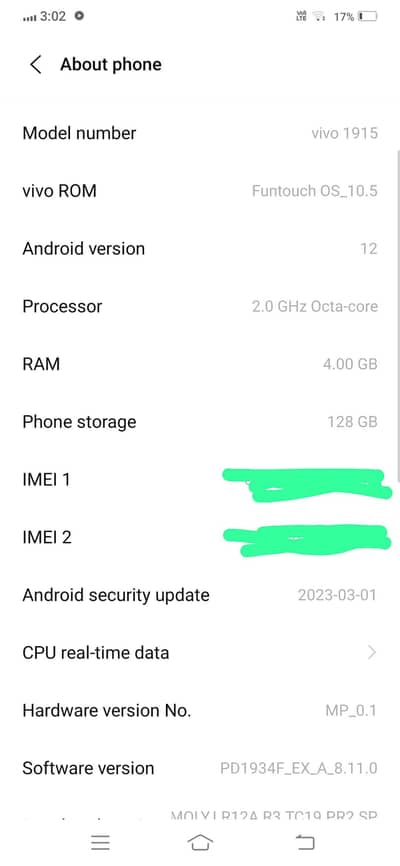 Vivo Y19