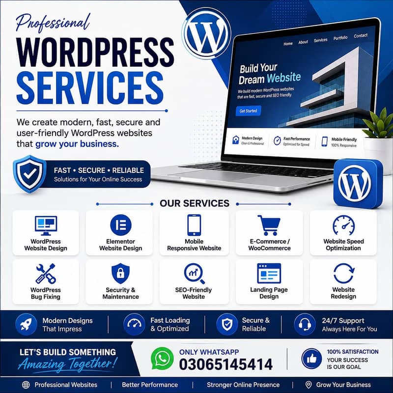 Professional WordPress Website Design & Development Services 0