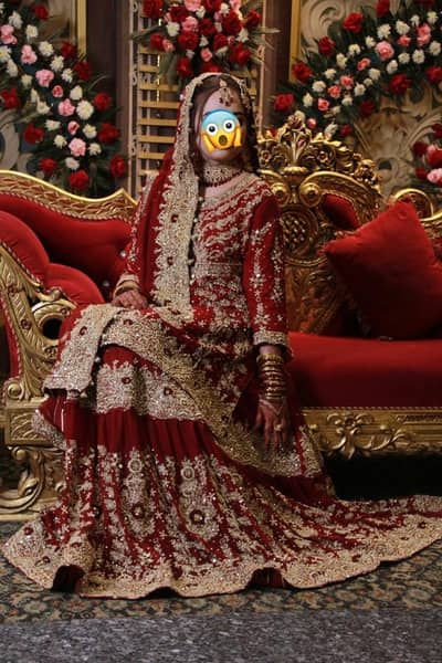 bridal dress for barat