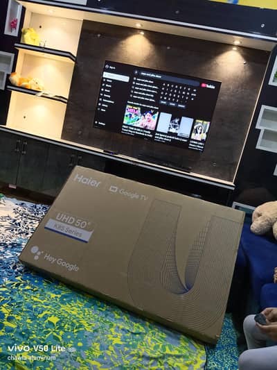 broken haire 50" led under warranty