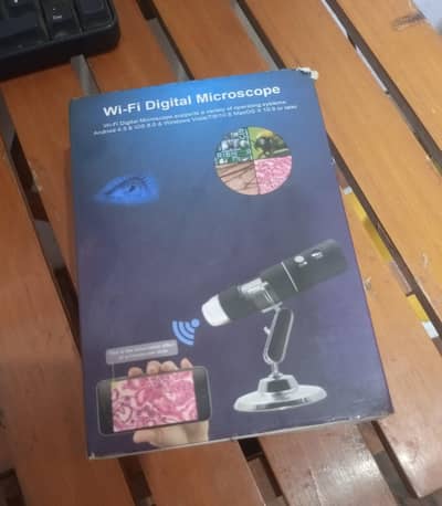 New - Box Opened - Wifi Hd 1080p Digital microscope 1000x zoom