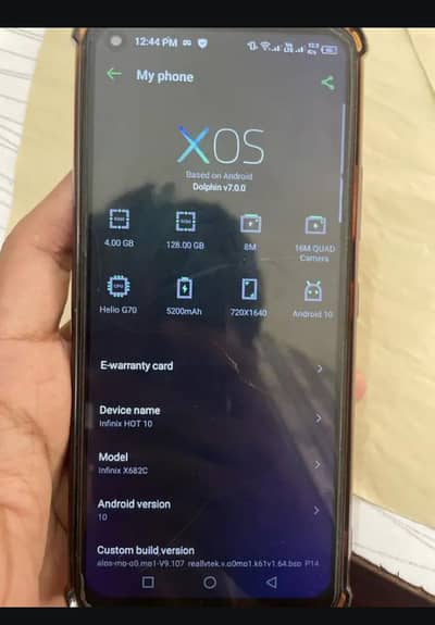 Infinix Hoy 10 4/128gb with Box