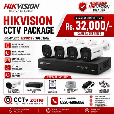 Cctv Camera Package Hikvision - Security cctv camera installation hd