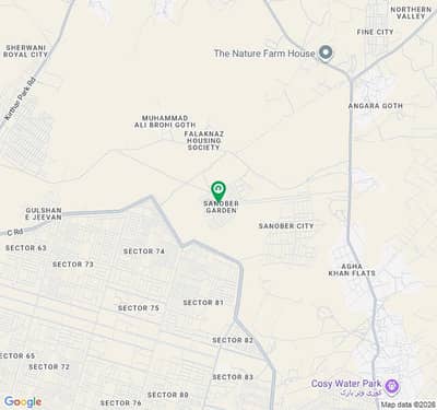 120 Sq Yard Plot West Open Road Facing Sanober Garden