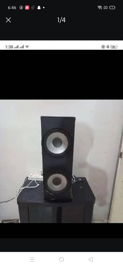 2 Woofer wale speaker 8 inch lambai 24 okay
