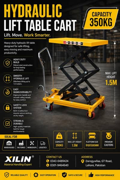 Table Lift  capacity 350kg