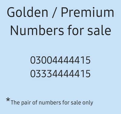 Zong Golden Numbers