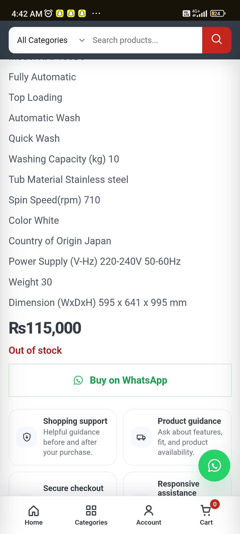 washing machine 4