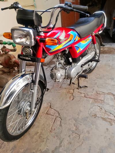Open Latter Fresh Date Available Applied for Honda CD70 Fresh