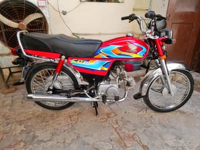 Open Latter Fresh Date Available Applied for Honda CD70 Fresh