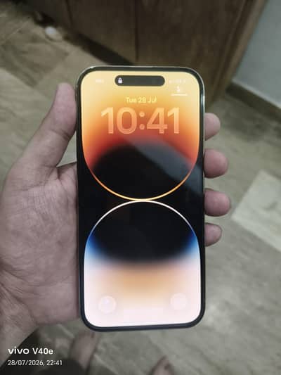 Apple iPhone 14 Pro 256gh official pta approved 98% health